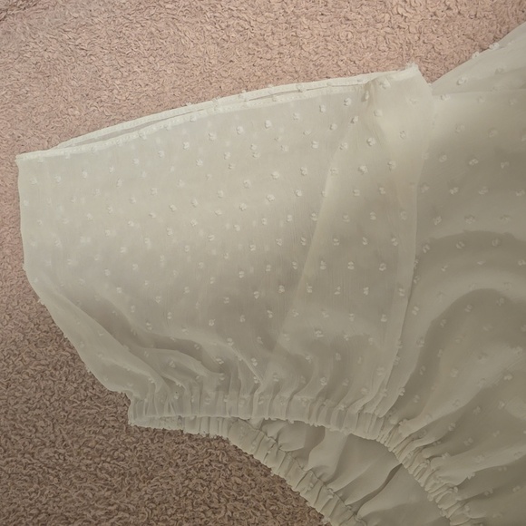 Sheer flowy ruffle top - Picture 3 of 5